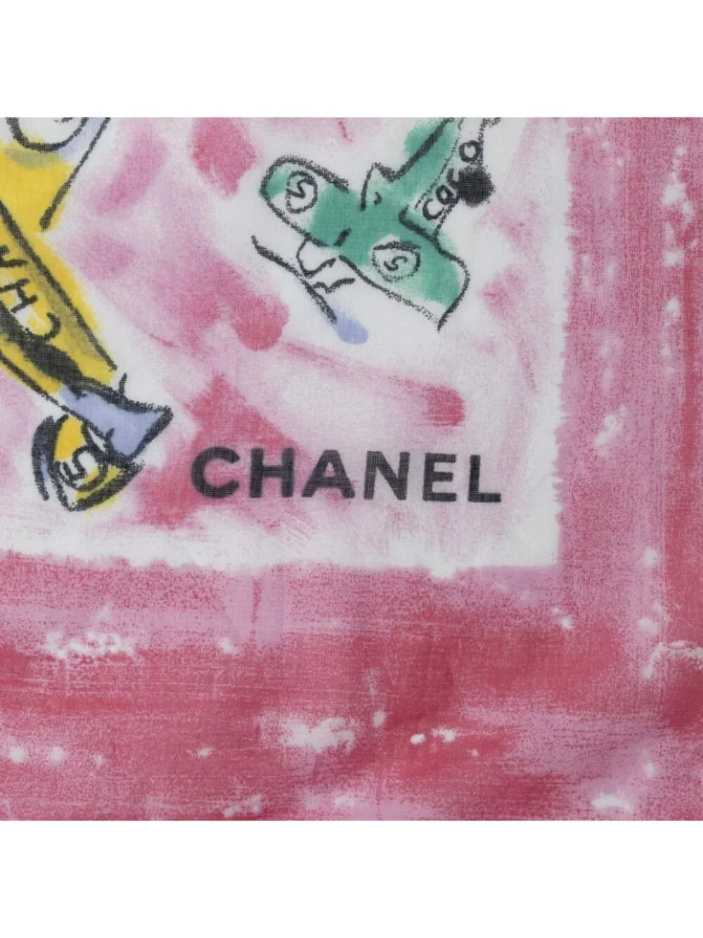 Chanel Scarf Pink Scarves